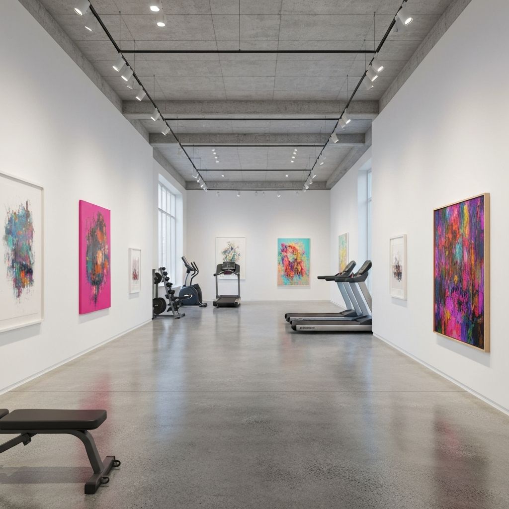 Espacio diseñado para atletas y amantes del arte